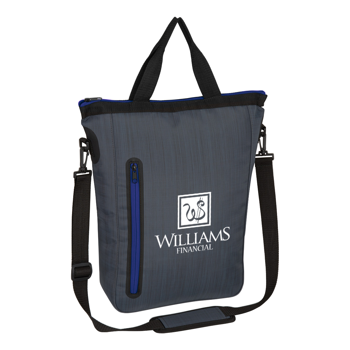 Blue Water-Resistant Sleek Bag