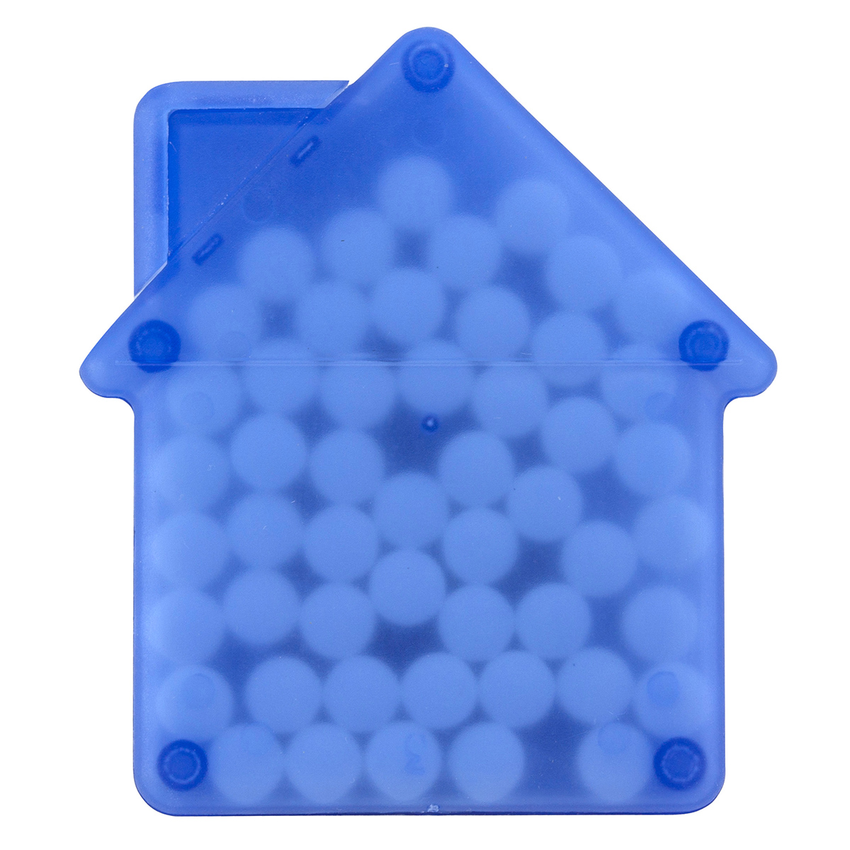 Translucent Blue House Credit Card Mints