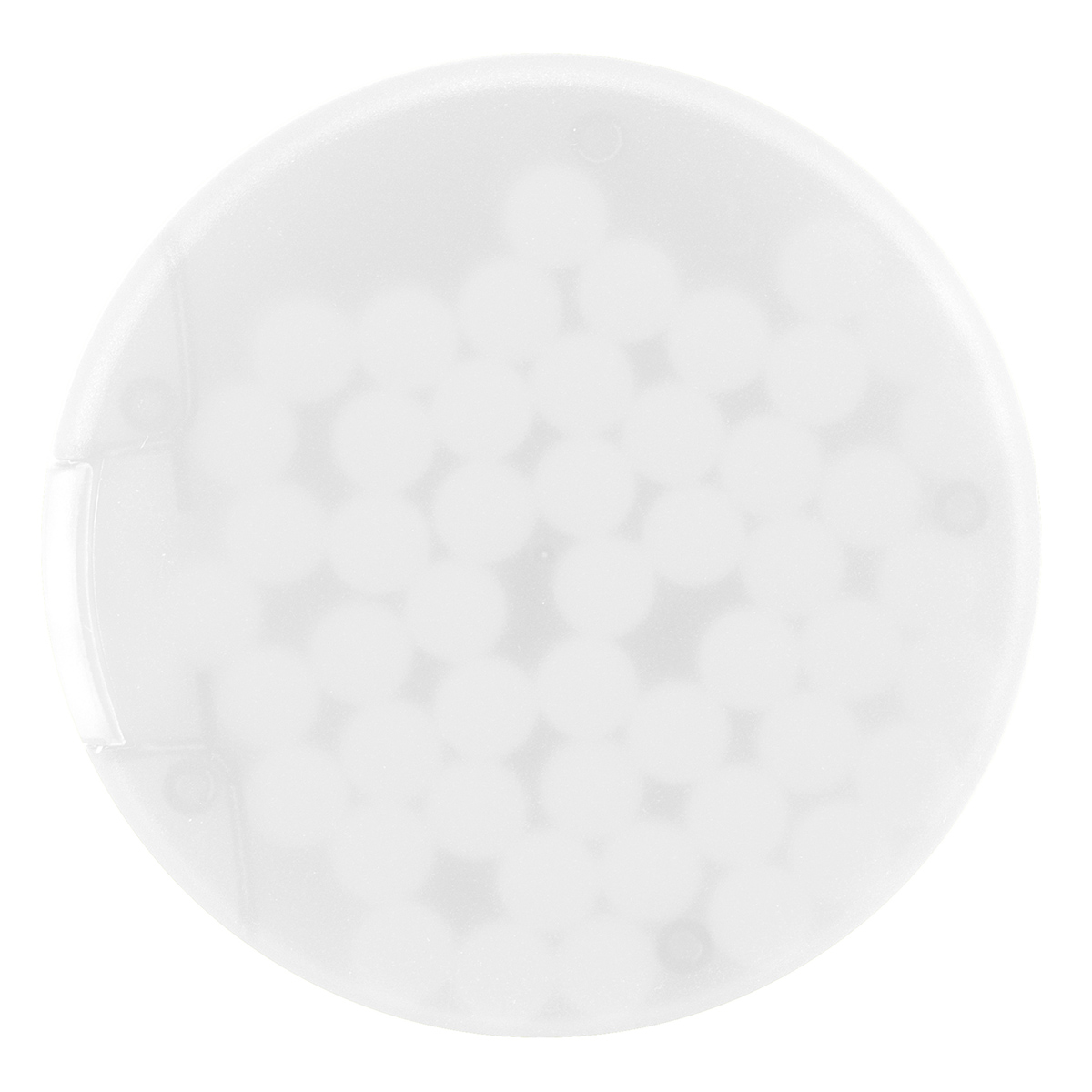 Solid White Round Credit Card Mints