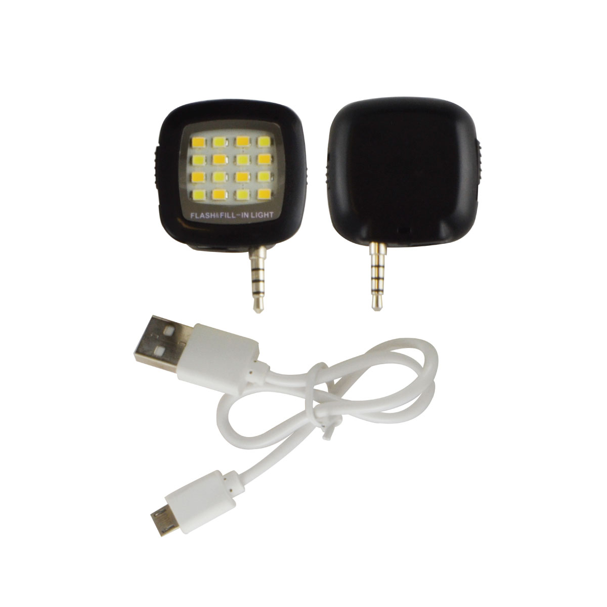 Black External Phone Fill Light