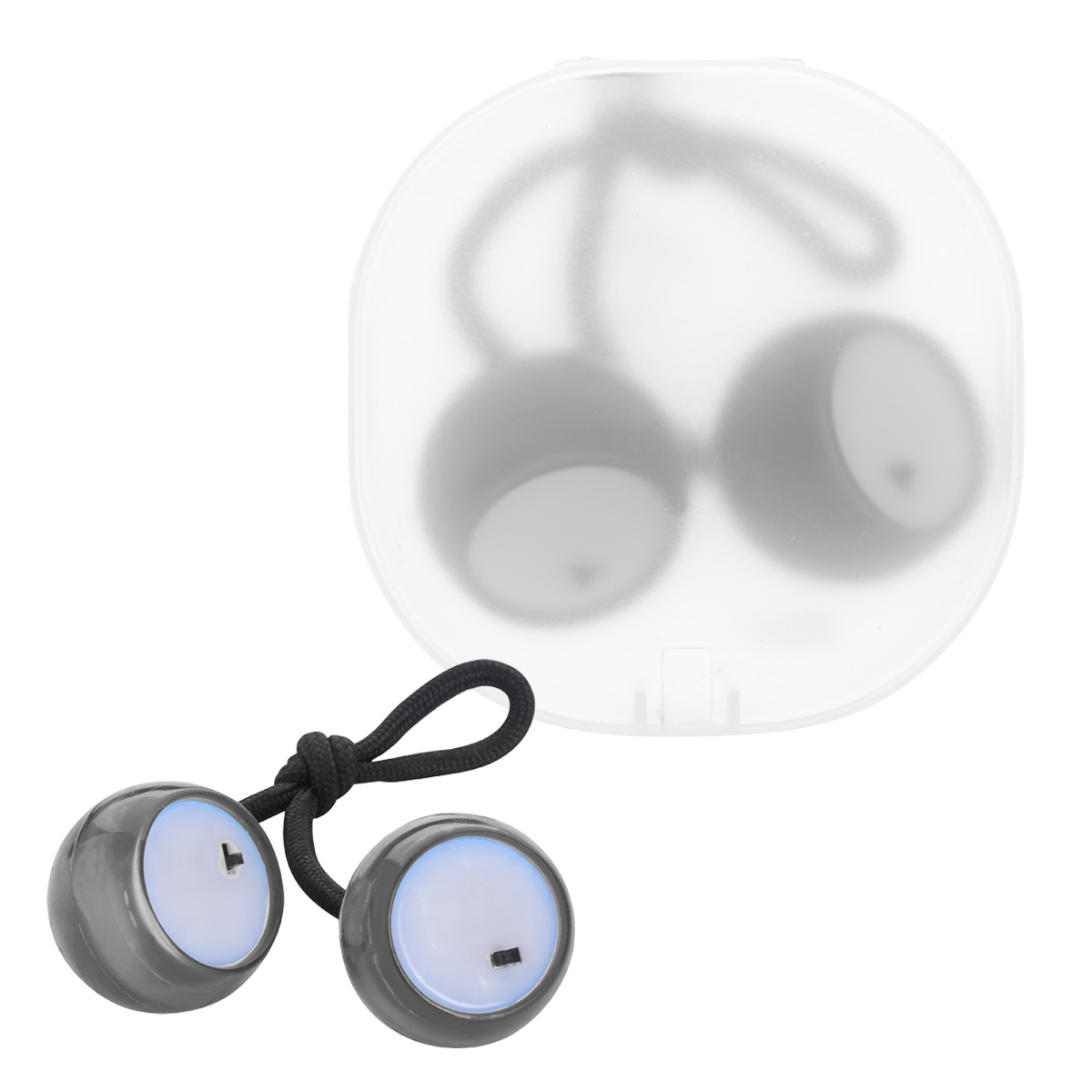 Charcoal Light Up Finger Clackers In Case