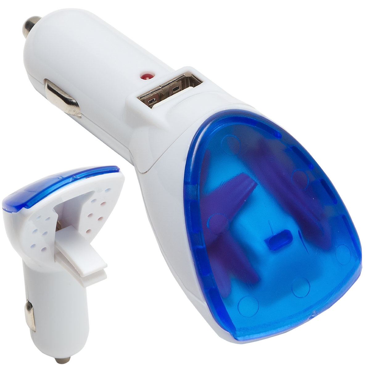 Blue Auto Fresh USB Car Charger