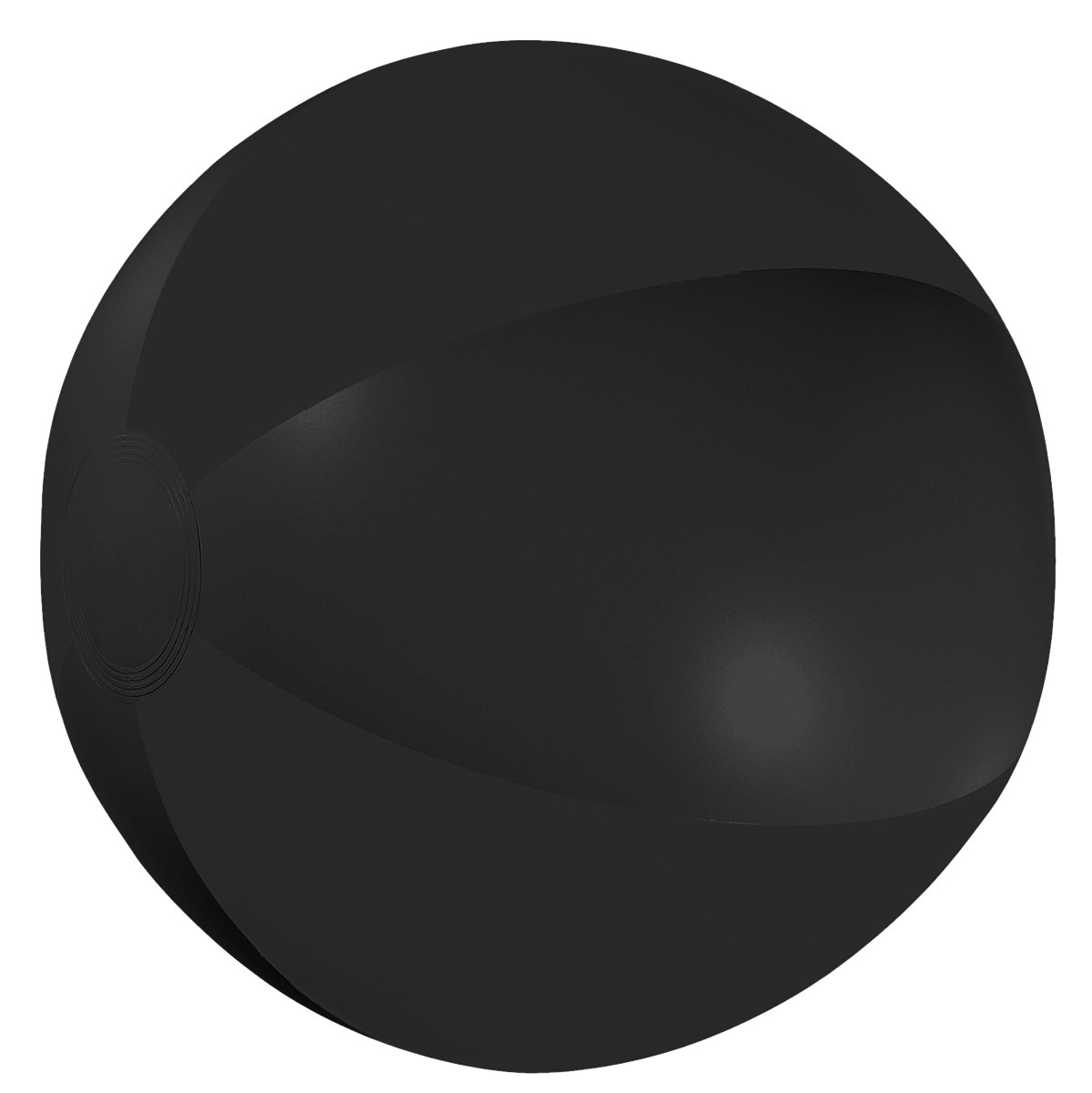 Black Inflatable Beach Ball (16")