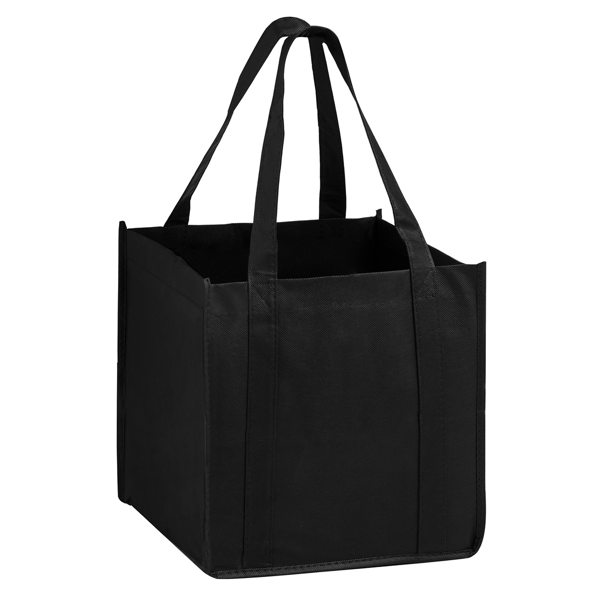 Black The Cube Tote (10”W x 10”G x 10”H)