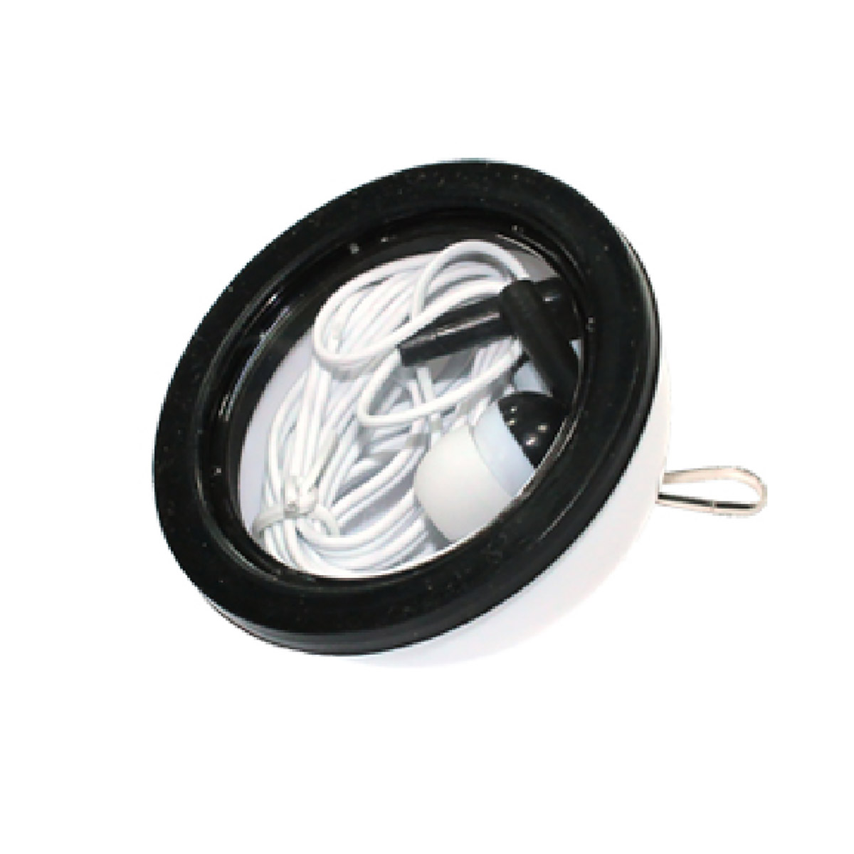 Black Earbud Phone Stand