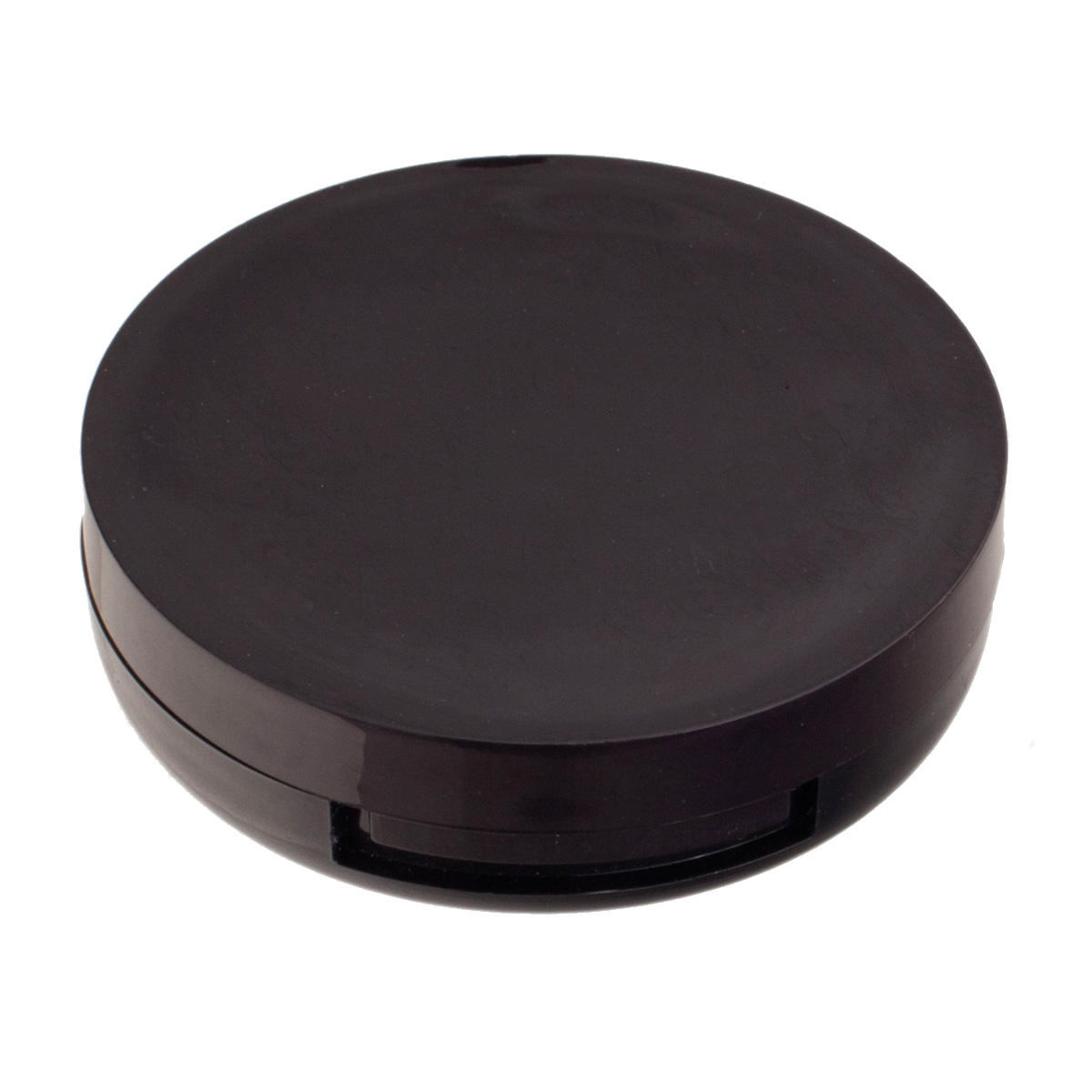 Black Compact Mirror with Lip Gloss