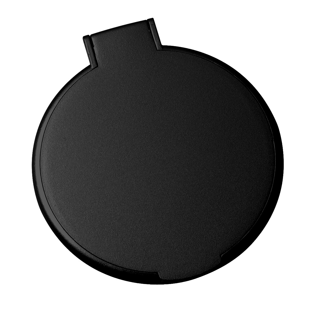 Black Round Flip Mirror