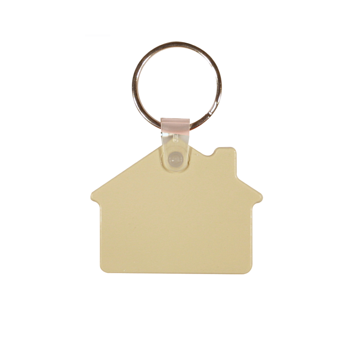 Beige House Key Fob