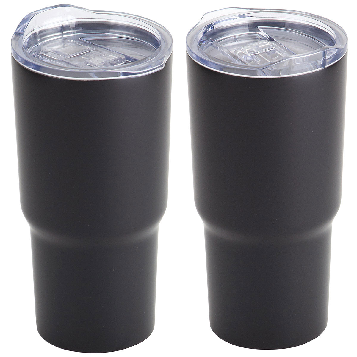 Black Belmont Vacuum Insulated Stainless Steel Travel Tumbler (20 oz)