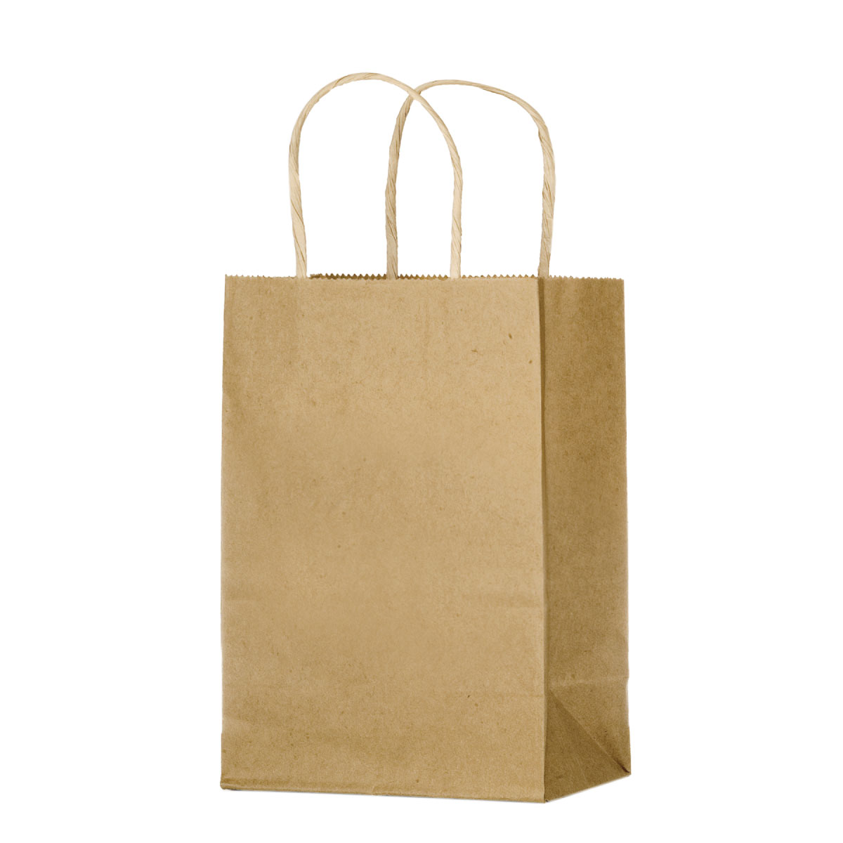 Natural Kraft Natural Paper Shopper (5.5"W x 3.25"G x 8.375"H)