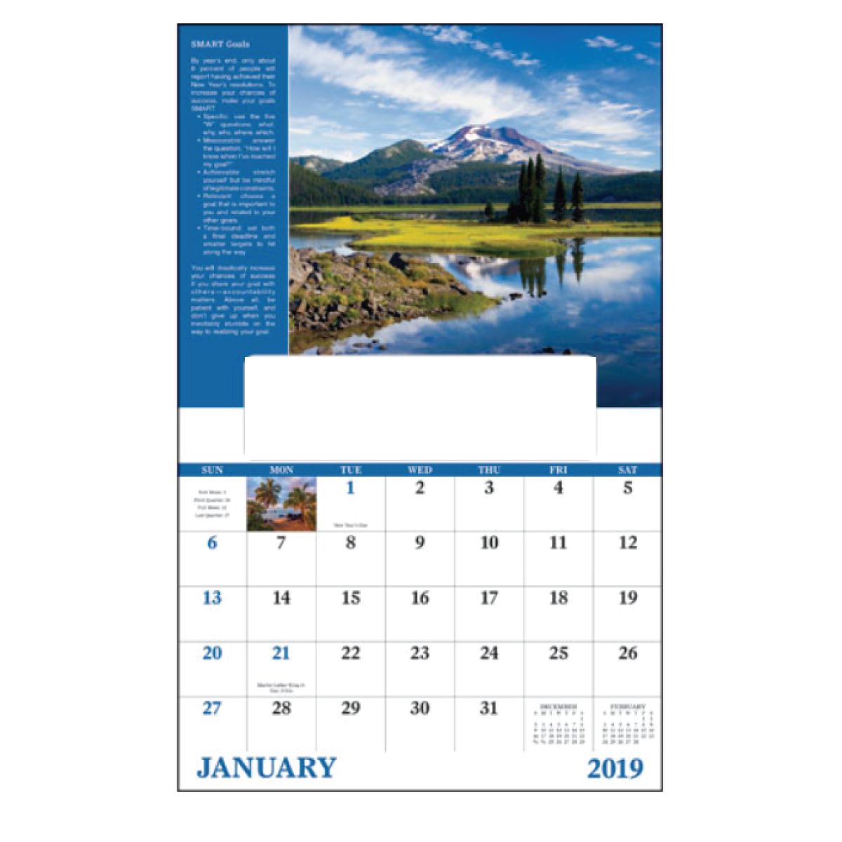 Regular Production Healthy Living Calendar