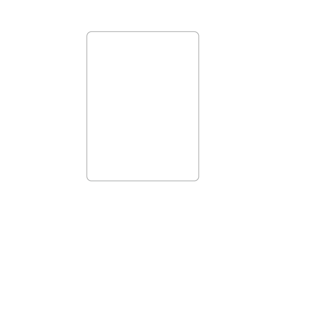 Full Color Process 1 Location Ultra Thin Mouse Pad (6"W x 8"H)