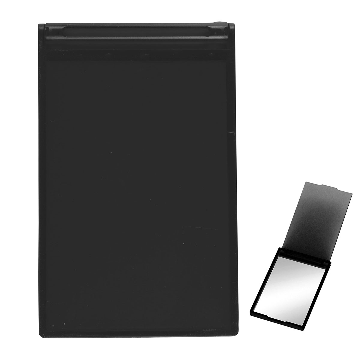 Black Rectangle Compact Mirror