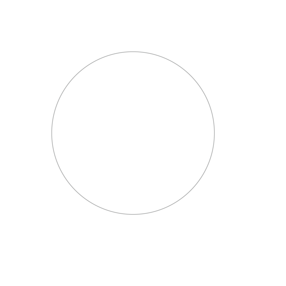 Digital Full Color Process 1 Location GoodValue® 3" Circle Magnet 