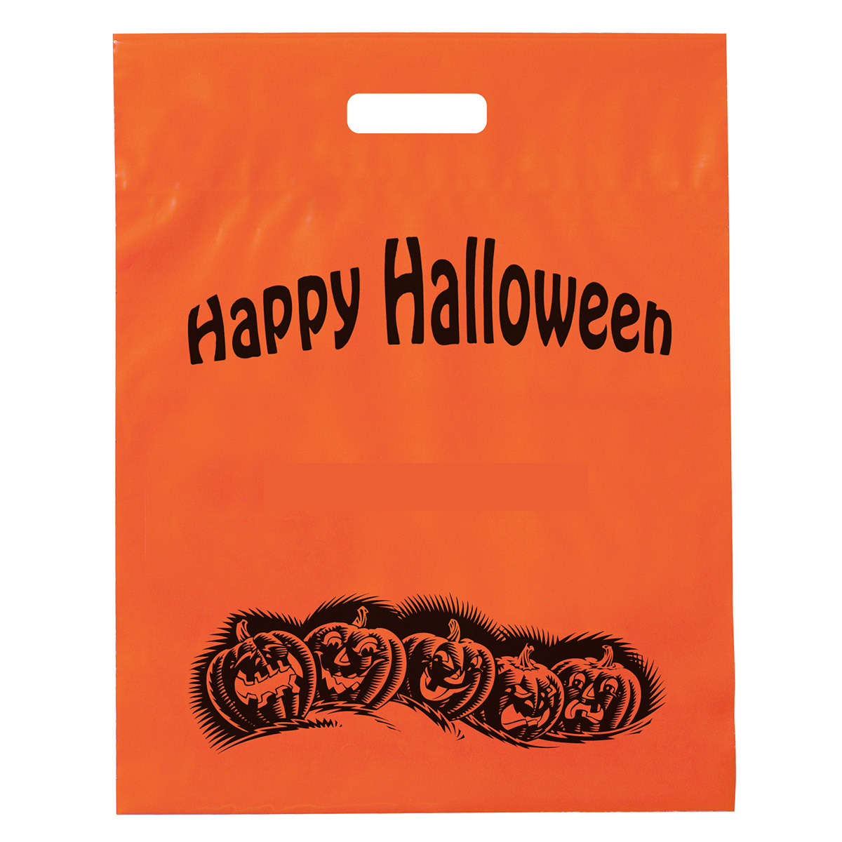 Tangerine Halloween Stock Design Orange Frosted Die Cut Pumpkin Row 