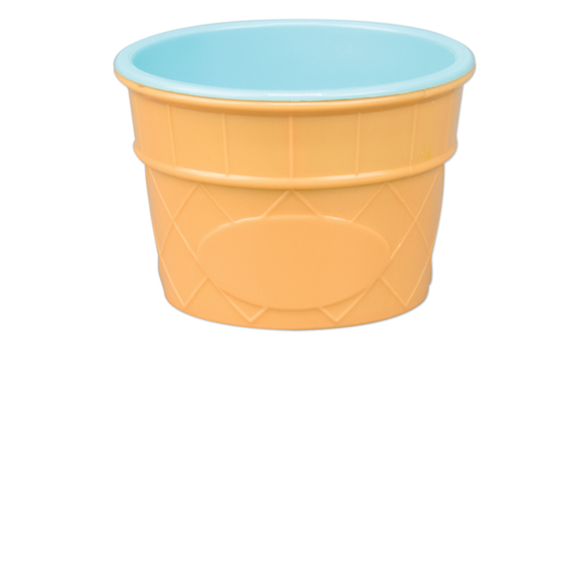 Blue Ice Cream Cup