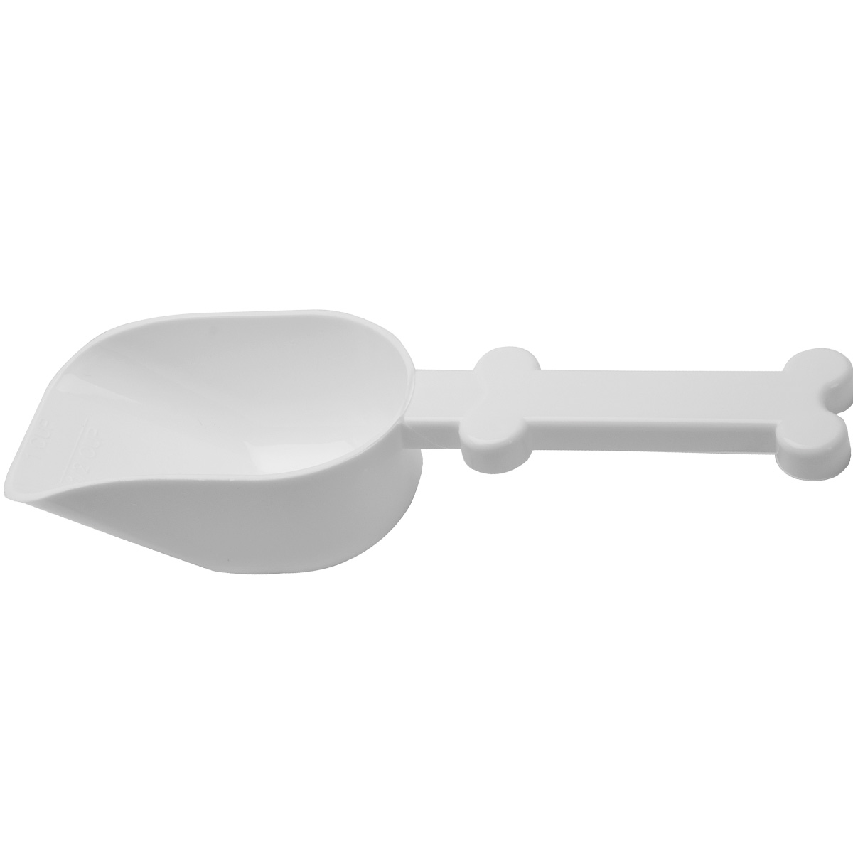 White Bone Shaped Scoop