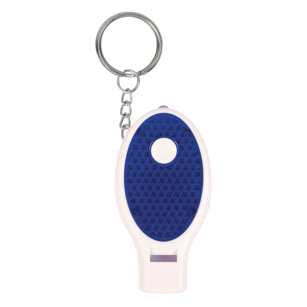 Blue Whistle Key Chain with Light