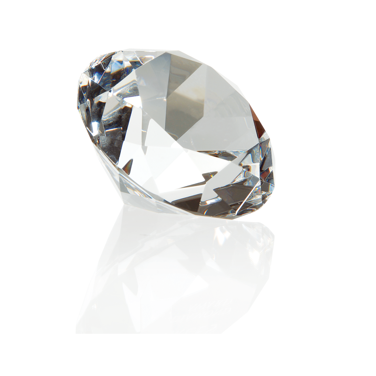 Deep Etch Diamond Paperweight