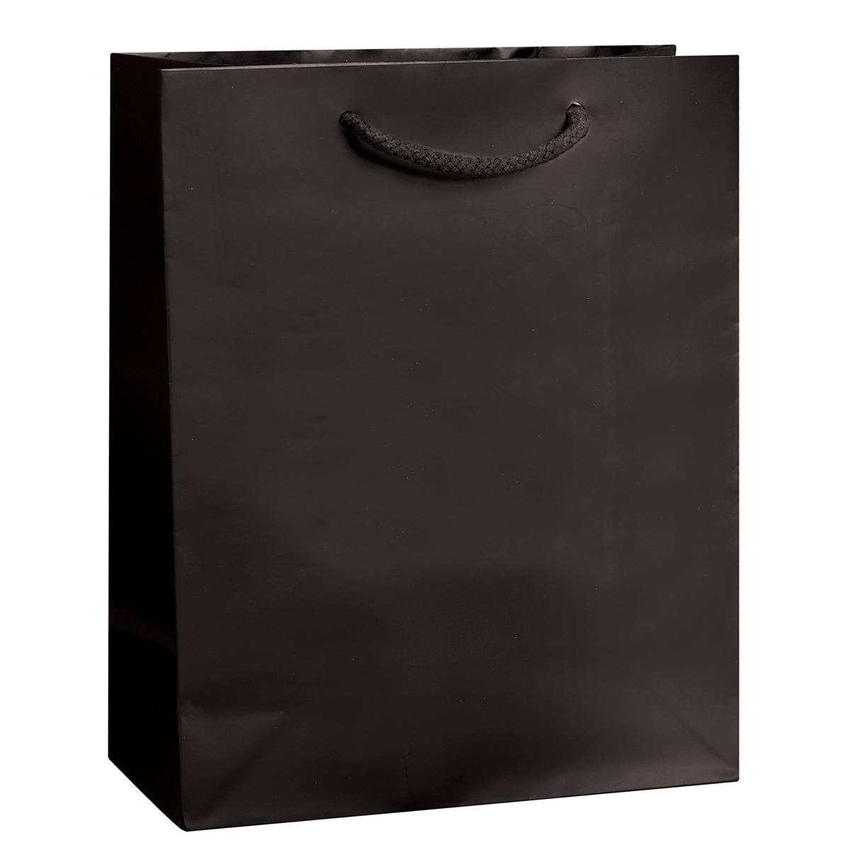 Black Gloss Laminate Euro Totes (8"W x 4"G x 10"H)