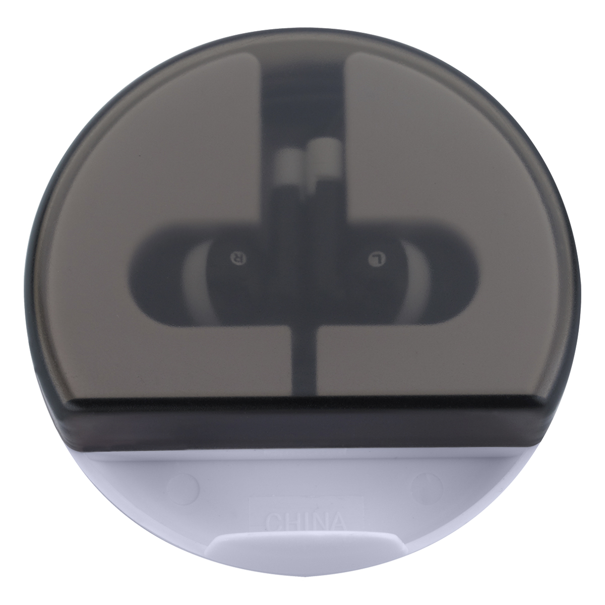 Black Earbuds and Phone Stand Combo 