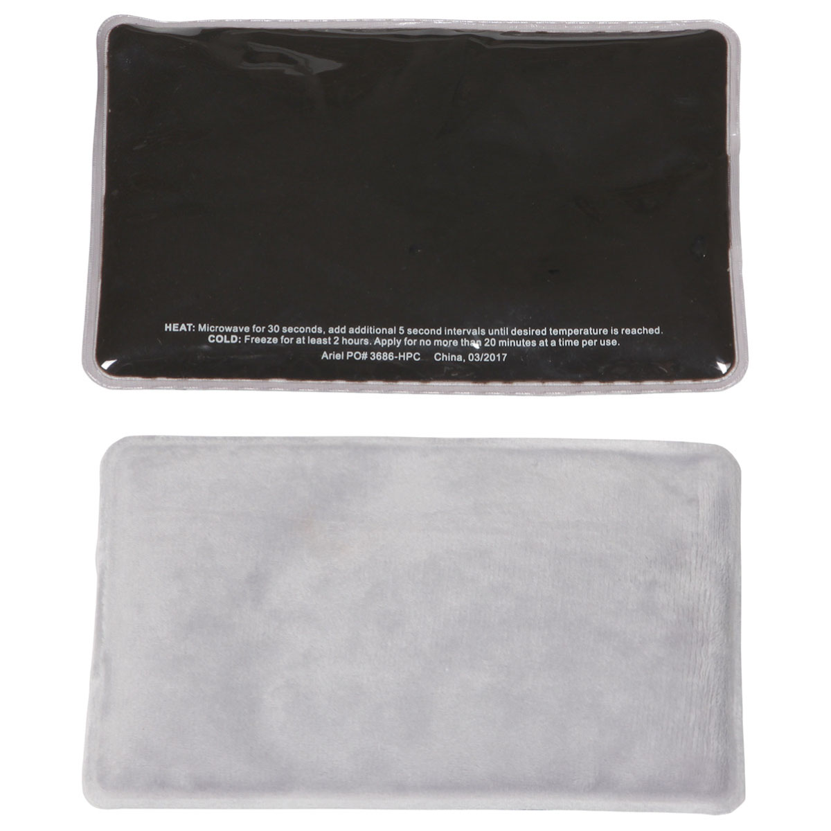 Grey ComfortClay™ Plush Large Hot Pack