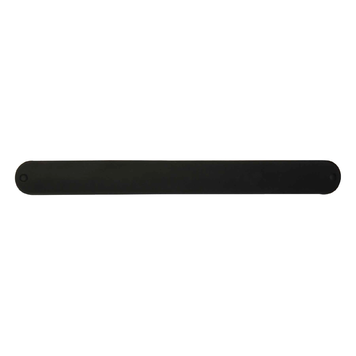 Black Silicone Slap Bracelet