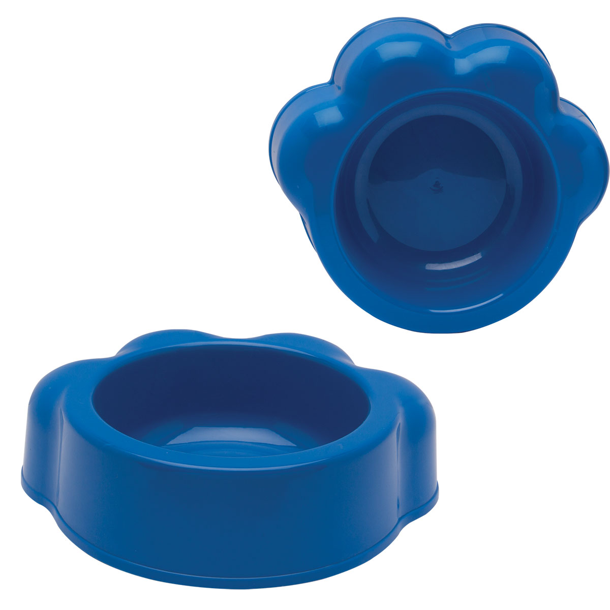 Blue Paw Shaped Pet Bowl