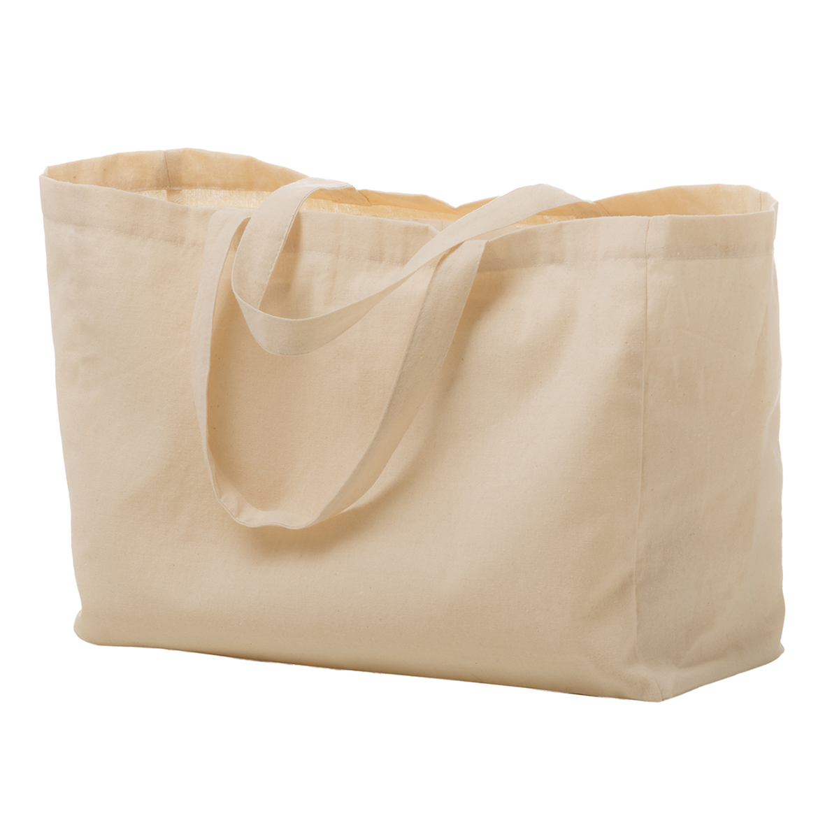 Natural Canvas Cotton Canvas Tote Bag (16"W x 12"H)