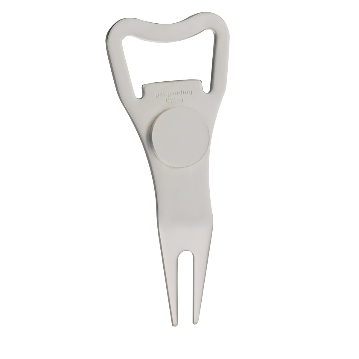 Laser Engraved 2 Locations Divot Tool with Bottle Opener