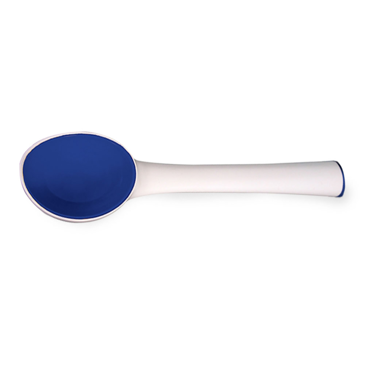 White w/ Blue Scoop Double Dip Ice Cream Scoop