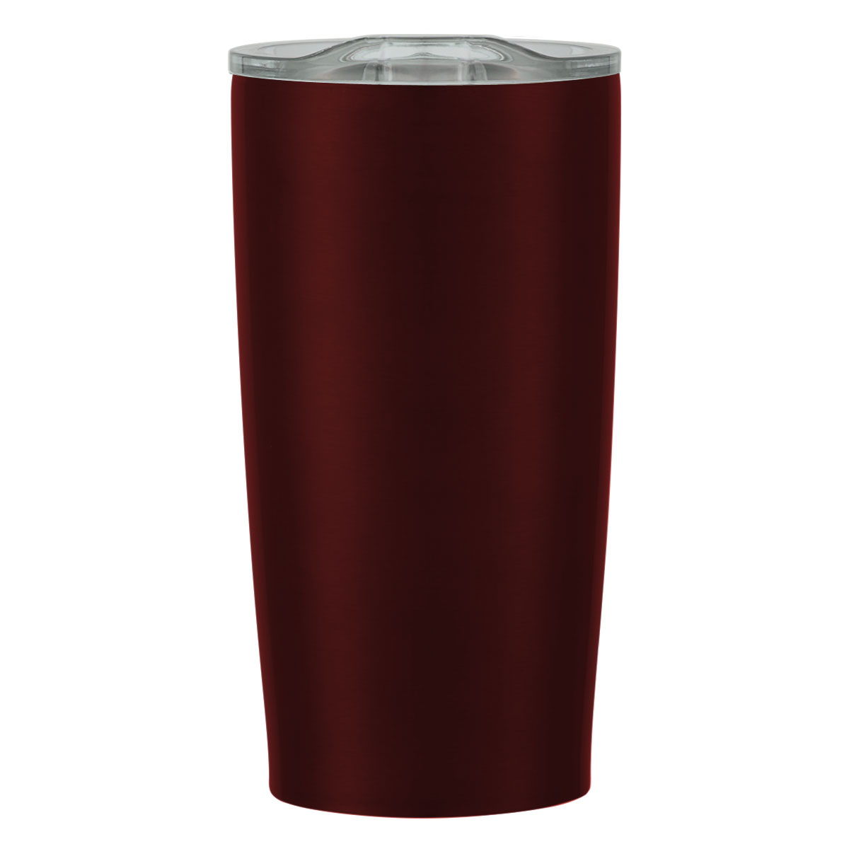 Maroon (Clear Lid) Himalayan Tumbler With Stuffer (20oz)