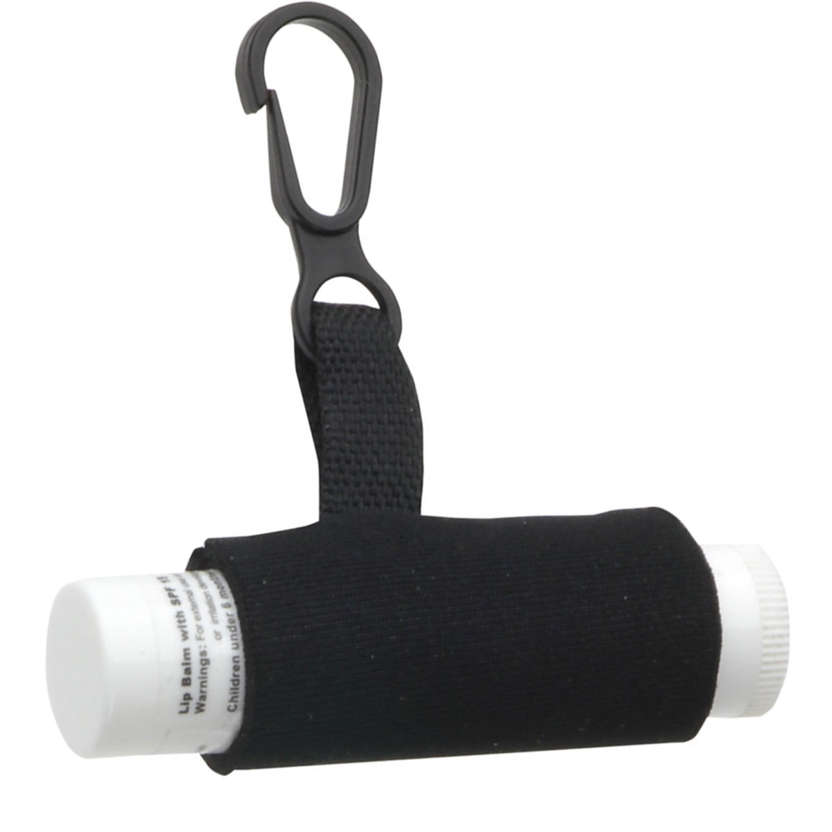 Black Clip-It Lip Balm Holder