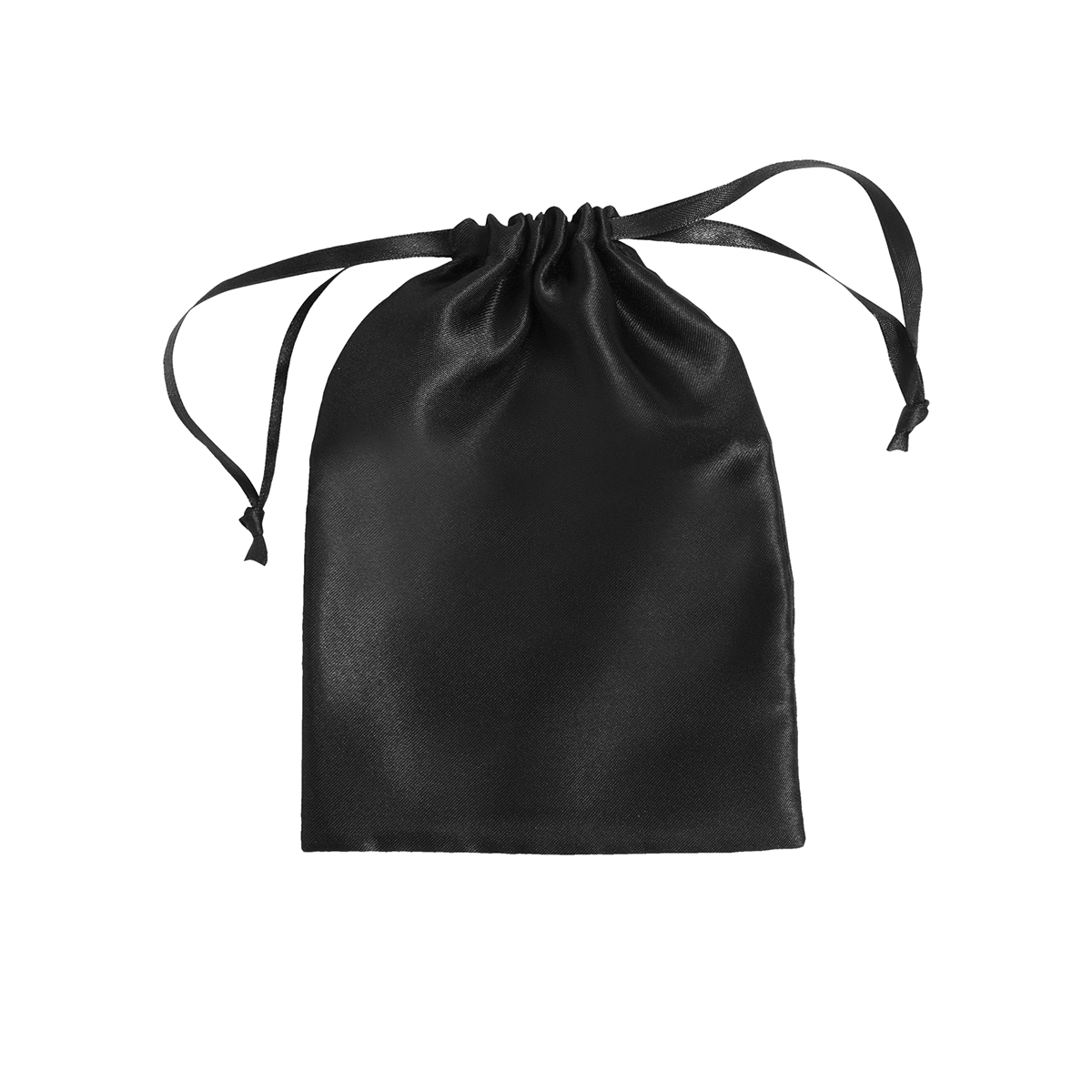 Black Satin Amenity Pouch (5x8)