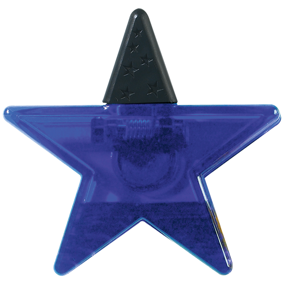 Translucent Blue Star Shape Clip