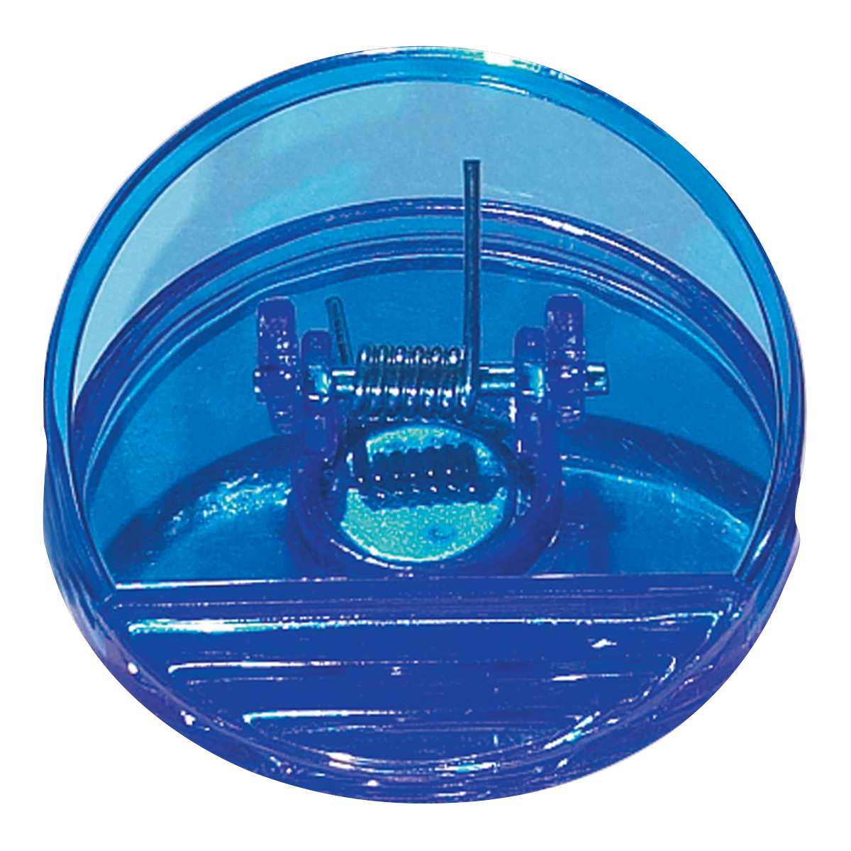 Translucent Blue Round Shaped Clip