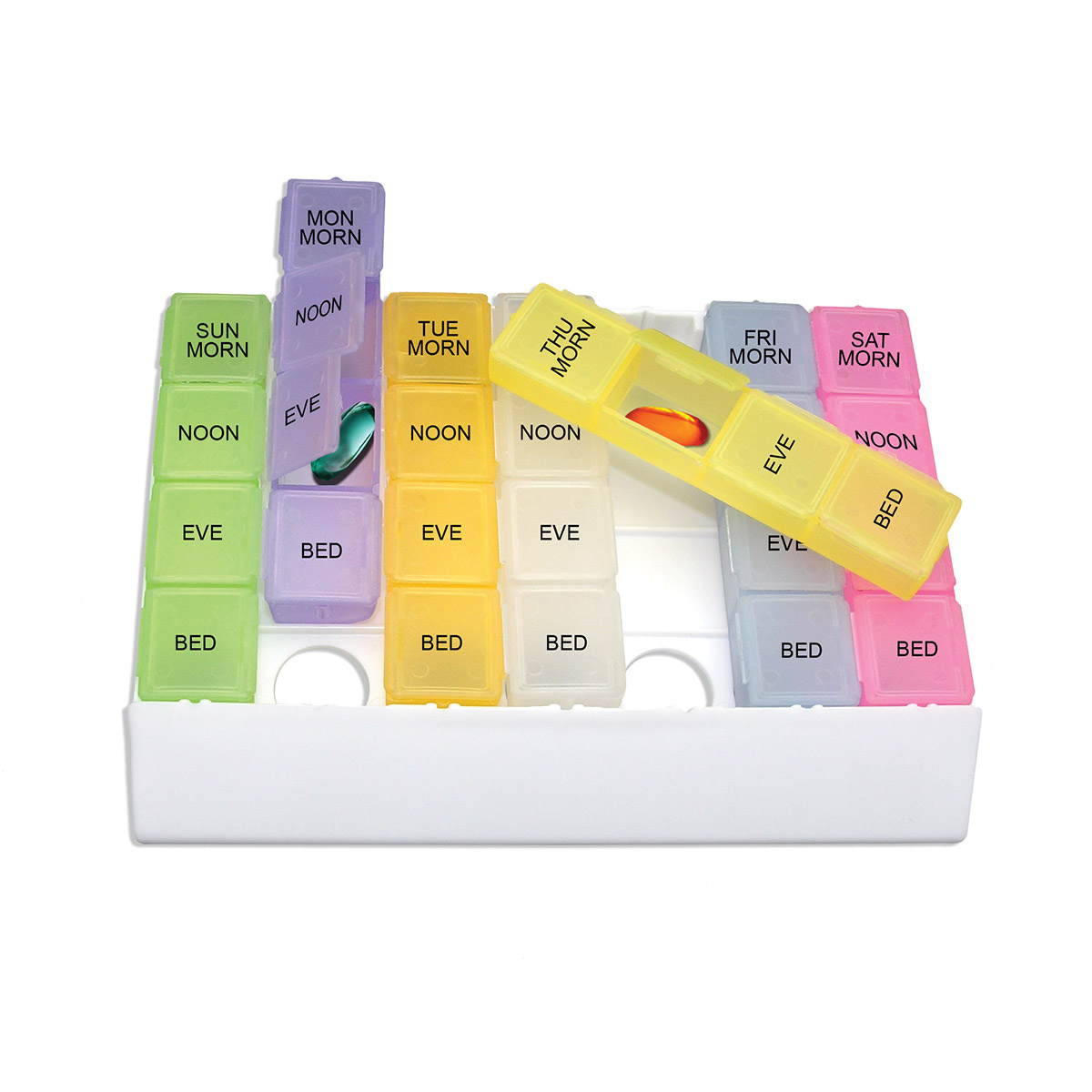 Screen Print 1 Color 1 Location Rainbow 24/7 Medicine Tray