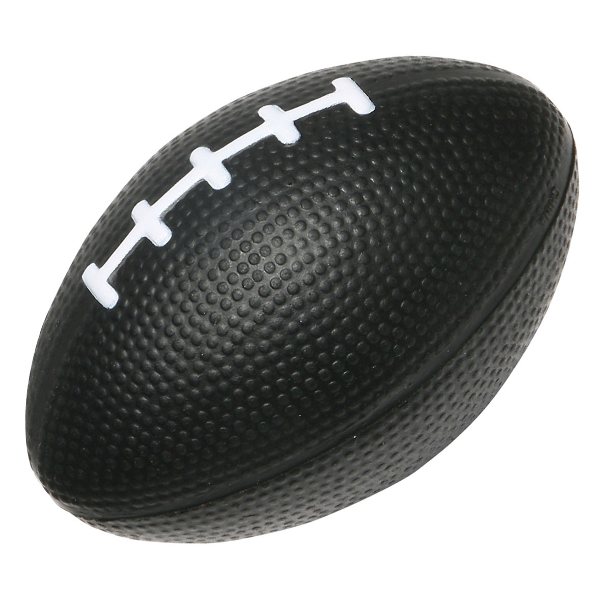 Black Small Football Stress Ball