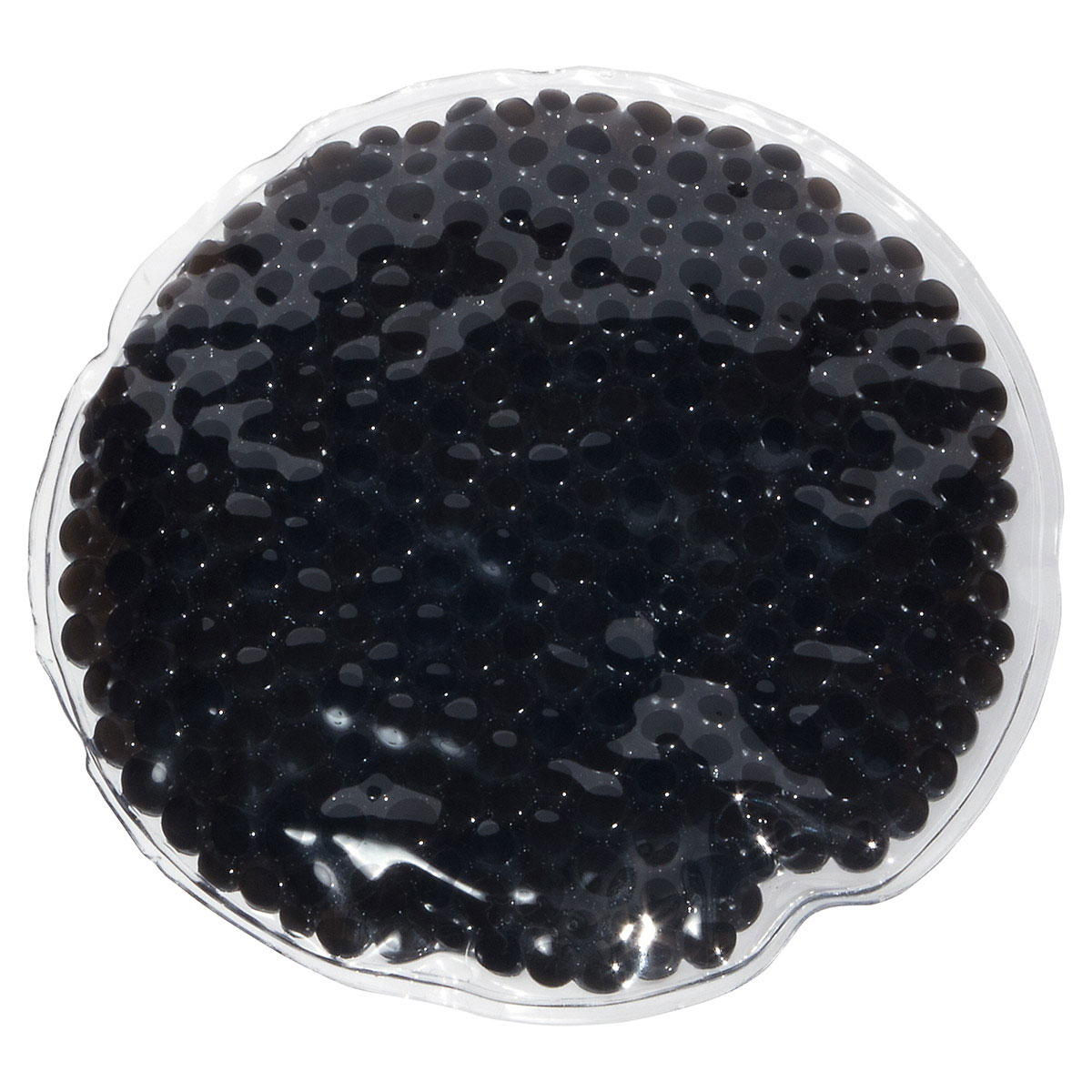 Black Round Aqua Pearls Hot and Cold Pack (4.25"Dia)