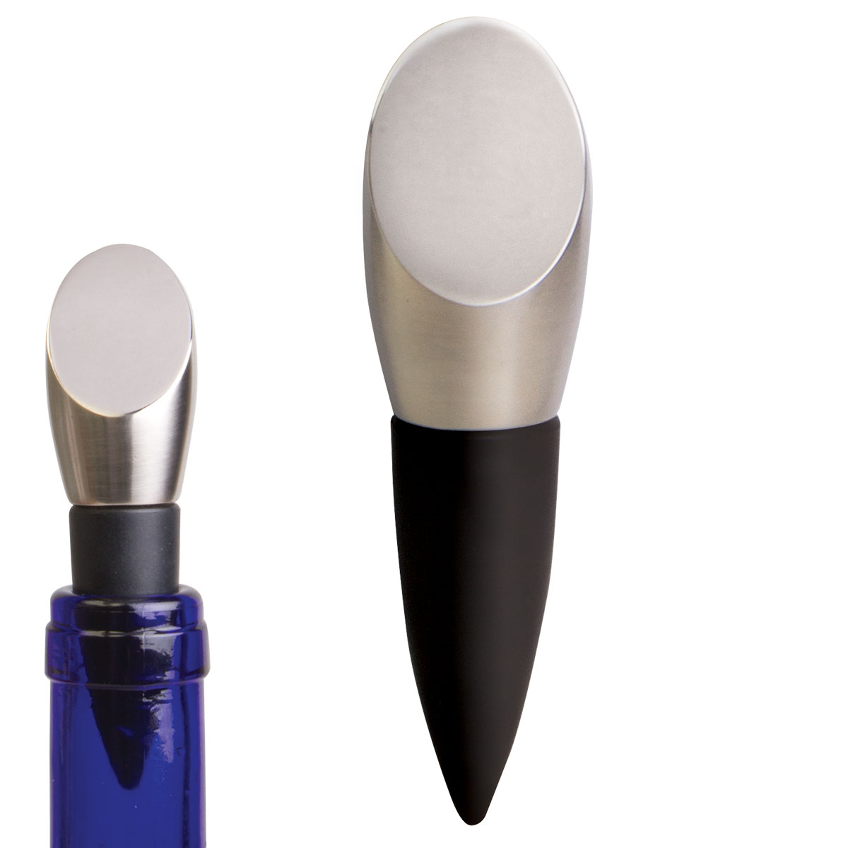 Black Metal Wine Stopper