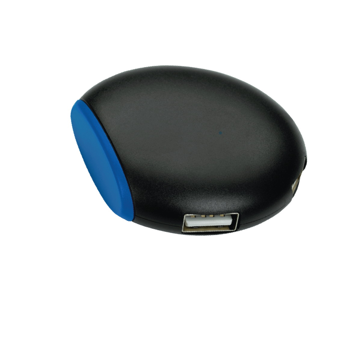 Blue Round USB Hub Phone Stand