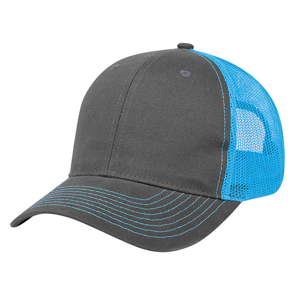 SS12895CottonTwill-Mesh-Back-Cap-cbgray image